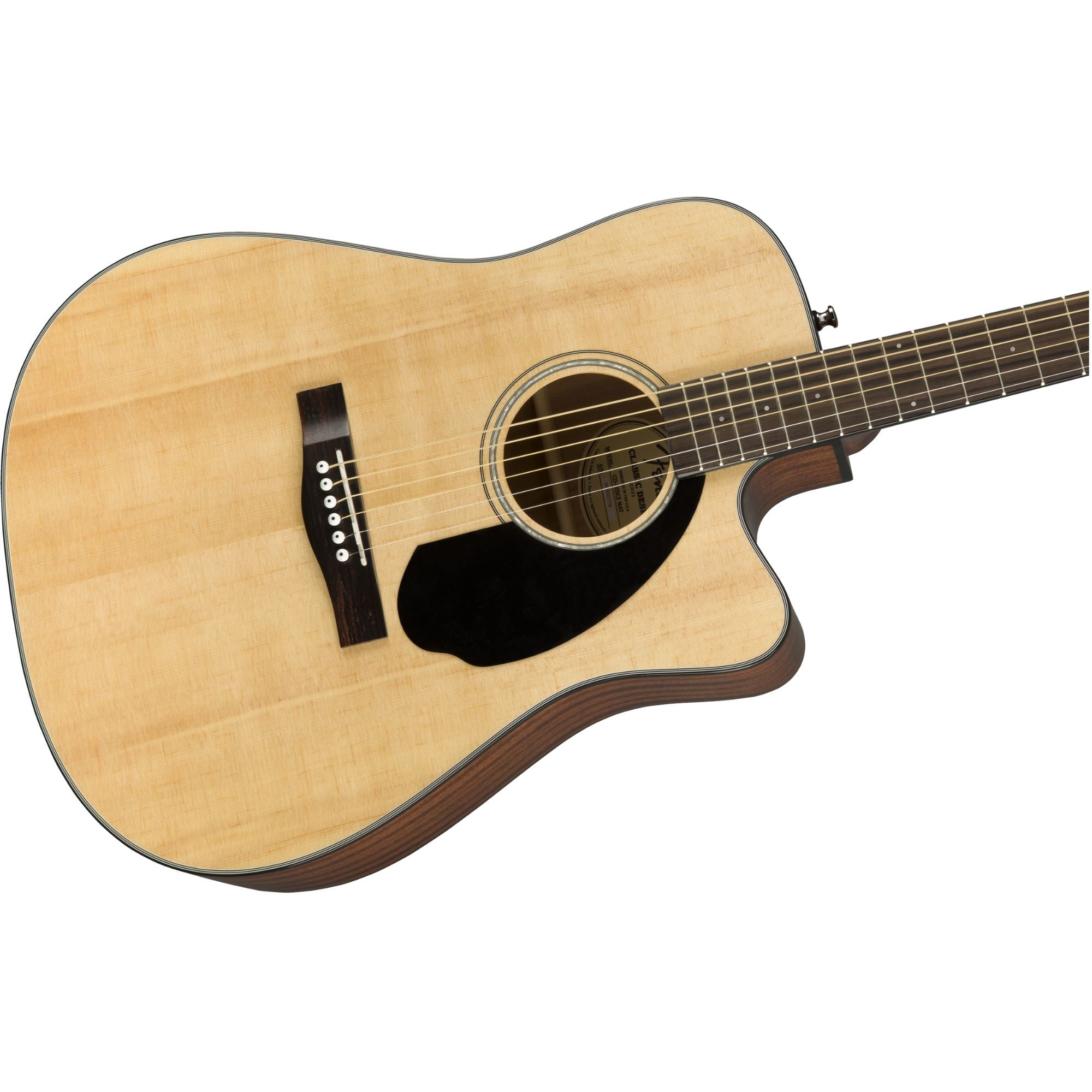 Fender CD-60SCE Acoustic-Electric Guitar, Natural