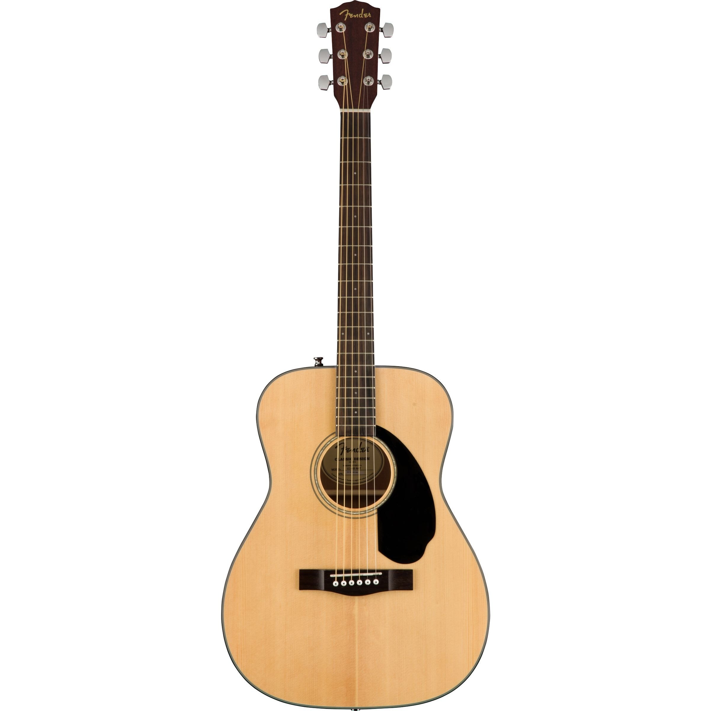 Fender CC-60S Concert Acoustic Guitar, Natural
