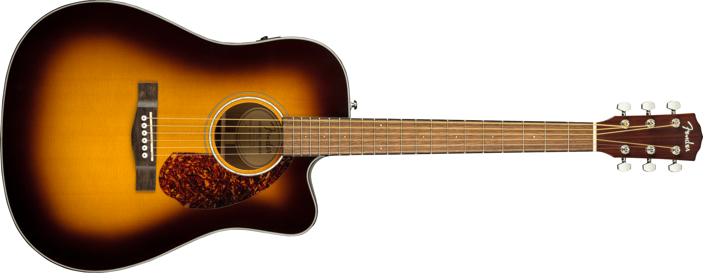 Fender CD-140SCE Acoustic Dreadnought, Sunburst w/ Hardcase
