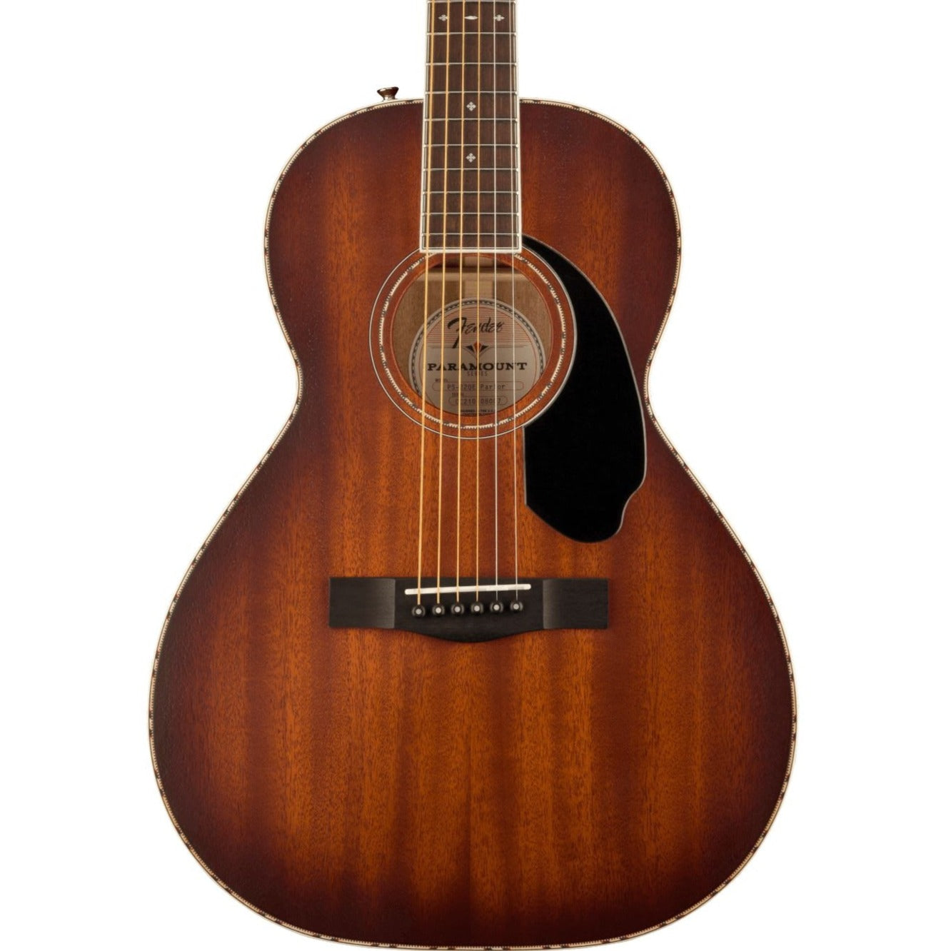 Fender PS-220E Parlor, All Mahogany, Aged Cognac Burst