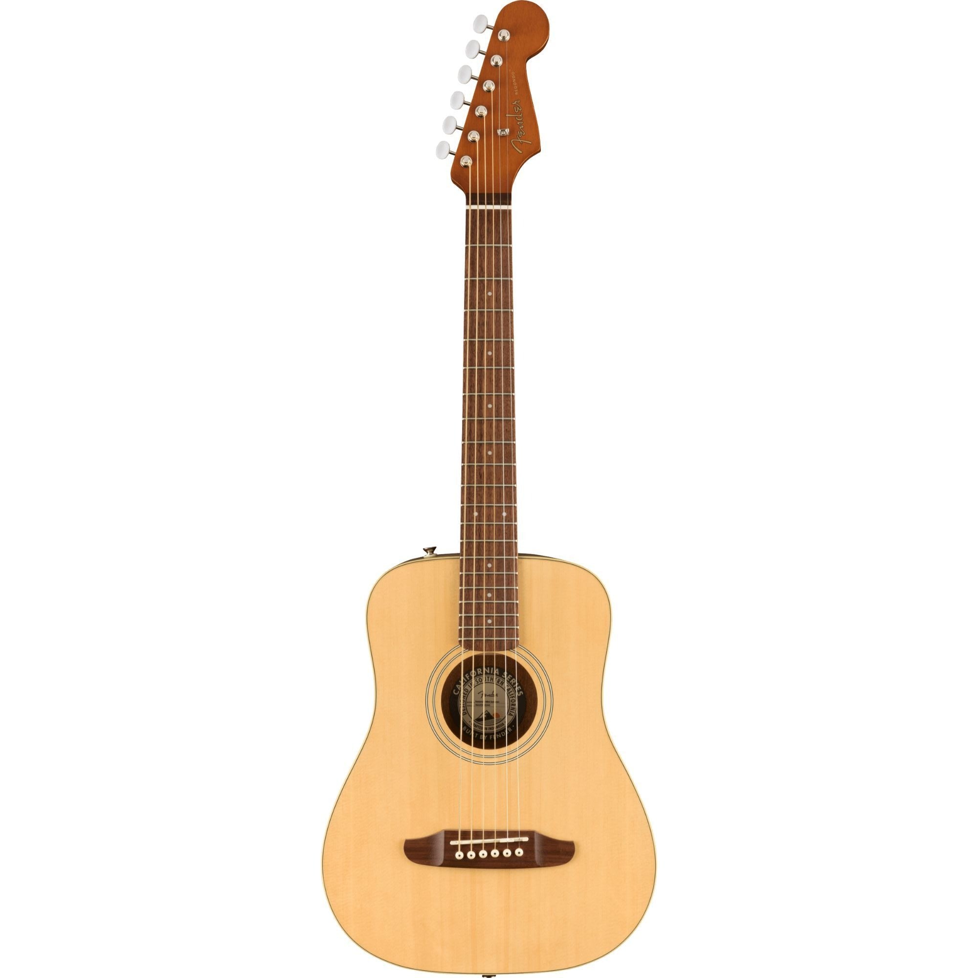 Fender Redondo Mini Acoustic Guitar w/Gig Bag, Natural