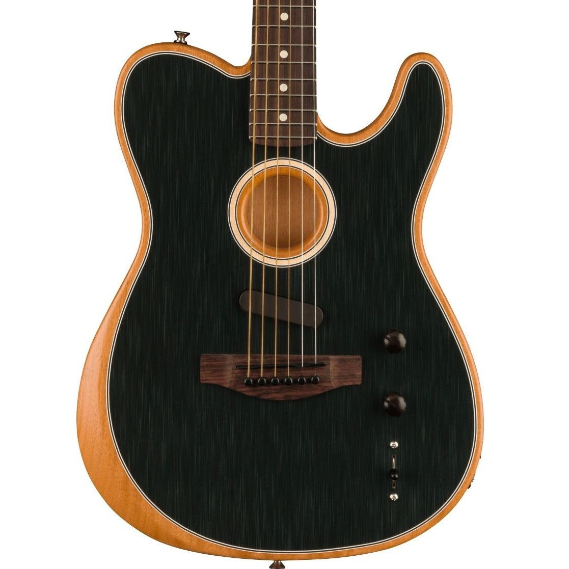 Fender Acoustasonic Player Telecaster, Brushed Black
