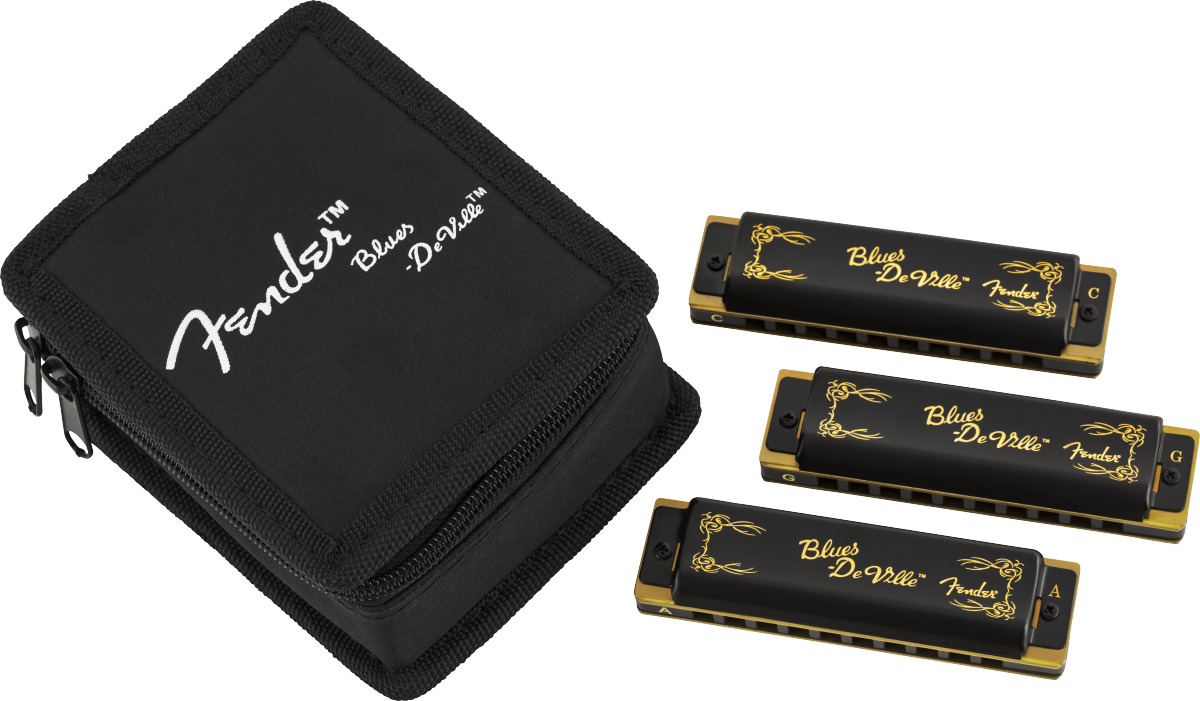 Fender Blues Deville Harmonicas | 3-pack with Case