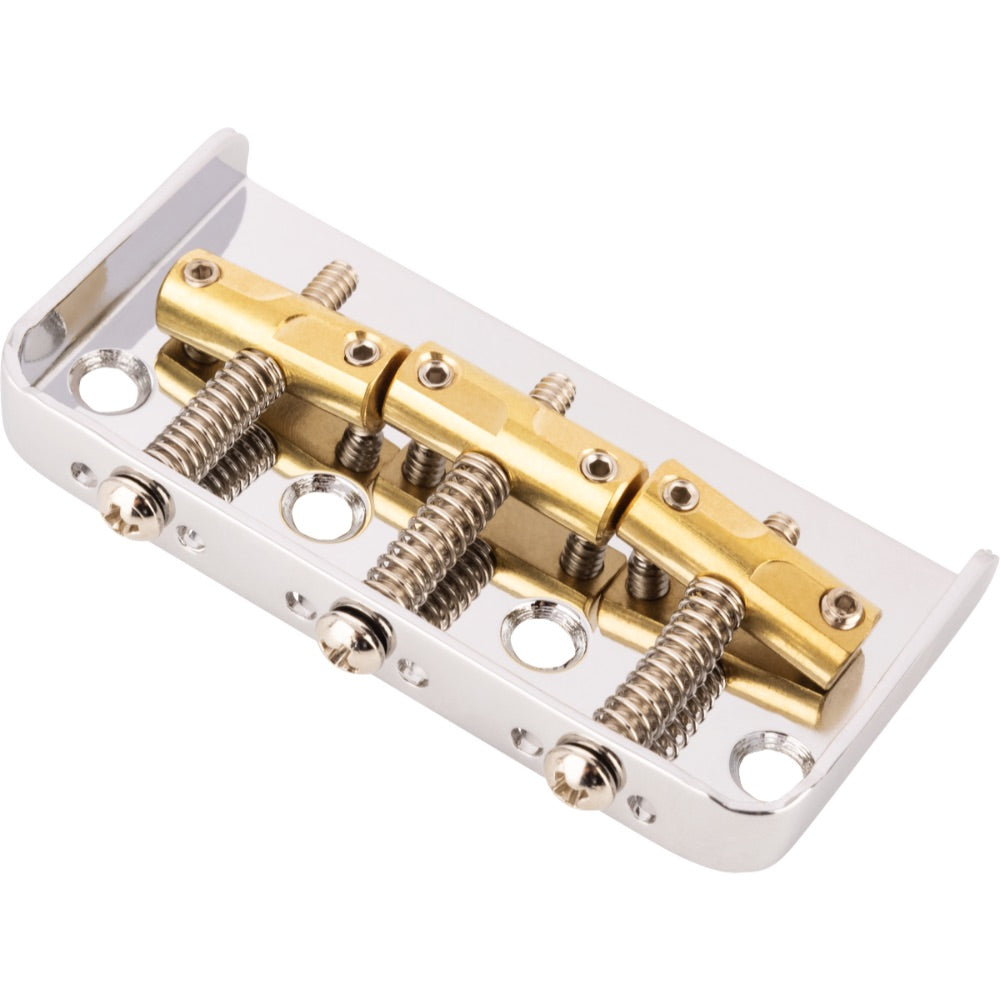 Fender 3-Saddle Custom "Cut-Off" Vintage-Style Tele® Bridge with Compensated Brass Saddles