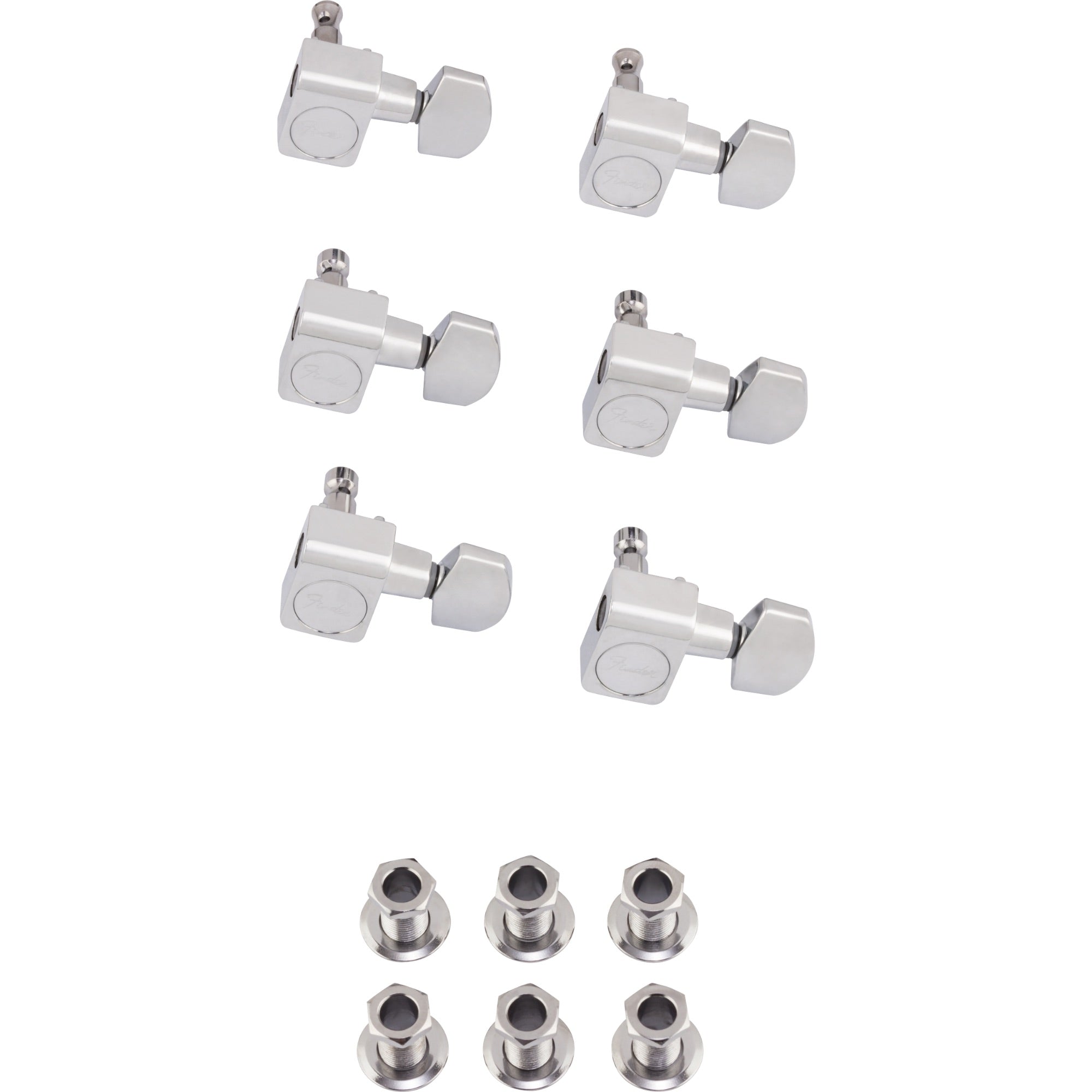 Fender American Standard Series Stratocaster®/Telecaster® Tuning Machines Chrome (6)