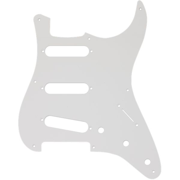 Fender '50S Vintage Pickguard, Stratocaster SSS, 8-Hole Mount, White, 1-Ply