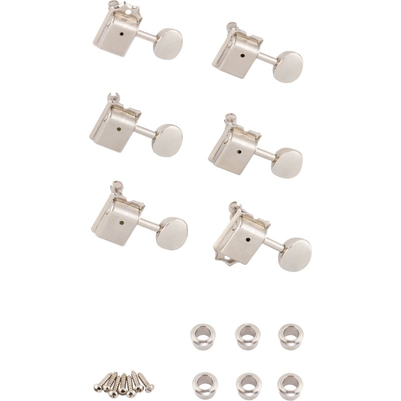 Fender Pure Vintage Guitar Tuning Machines, Nickel/Chrome (6)