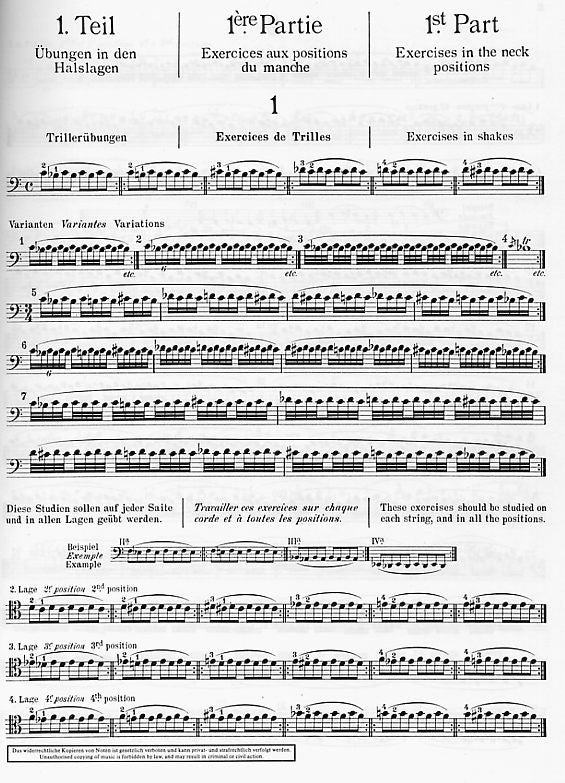 Feuillard: Daily Exercises for Cello