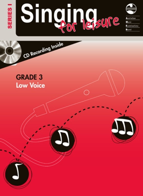 AMEB Singing For Leisure Grade 3 Low Voice Series 1