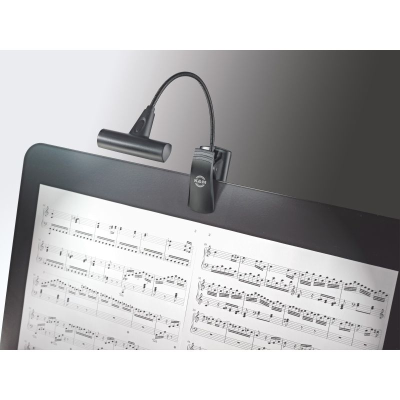 K&M 12247 Music Stand Light, T-Model LED Flexlight