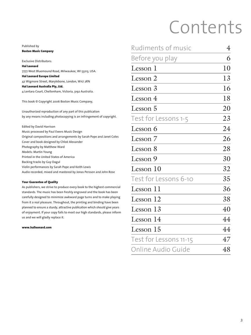 A New Tune A Day for Violin Book 1