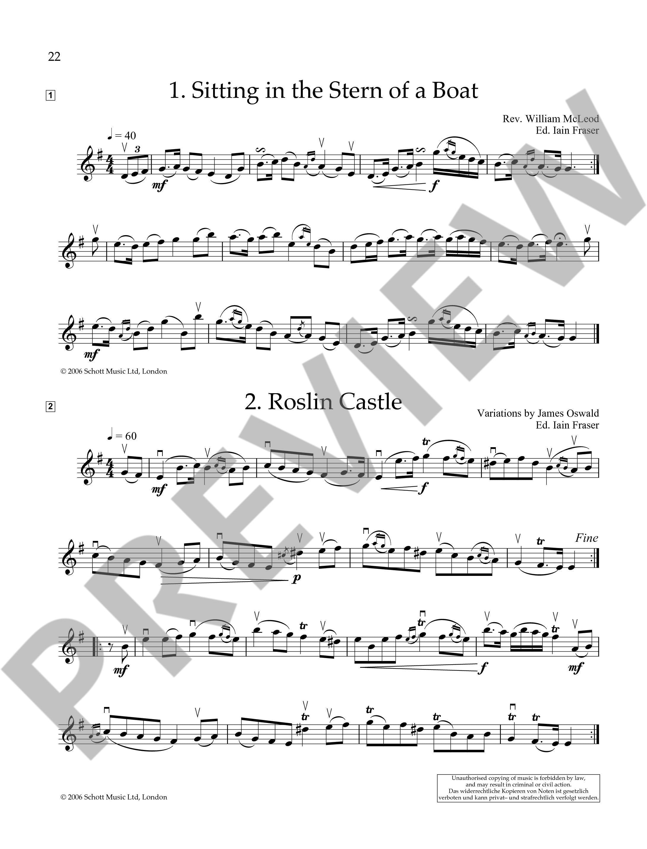 Scottish Fiddle Tunes