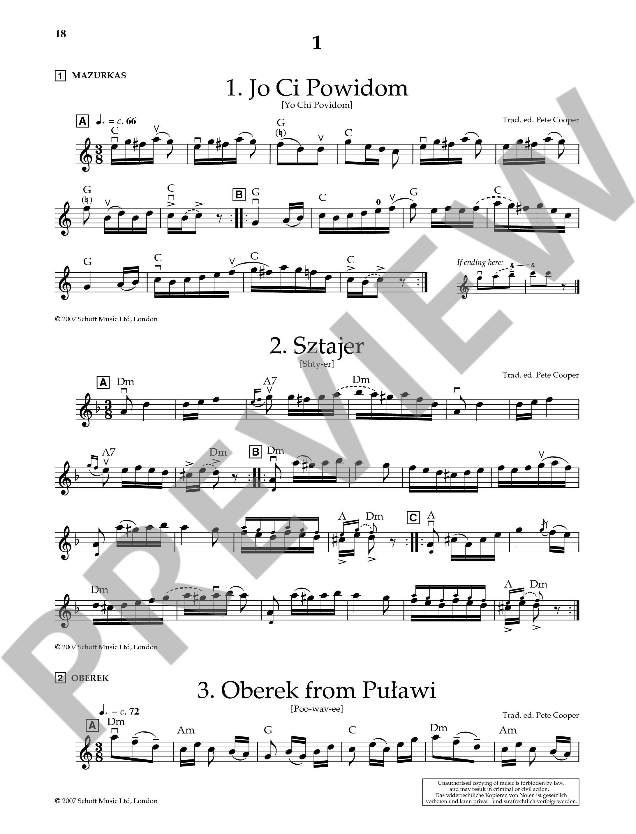 Eastern European Fiddle Tunes