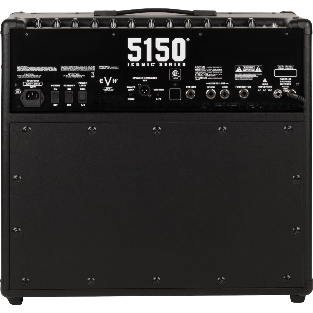 EVH 5150 Iconic Series 40W 1x12 Combo, Black