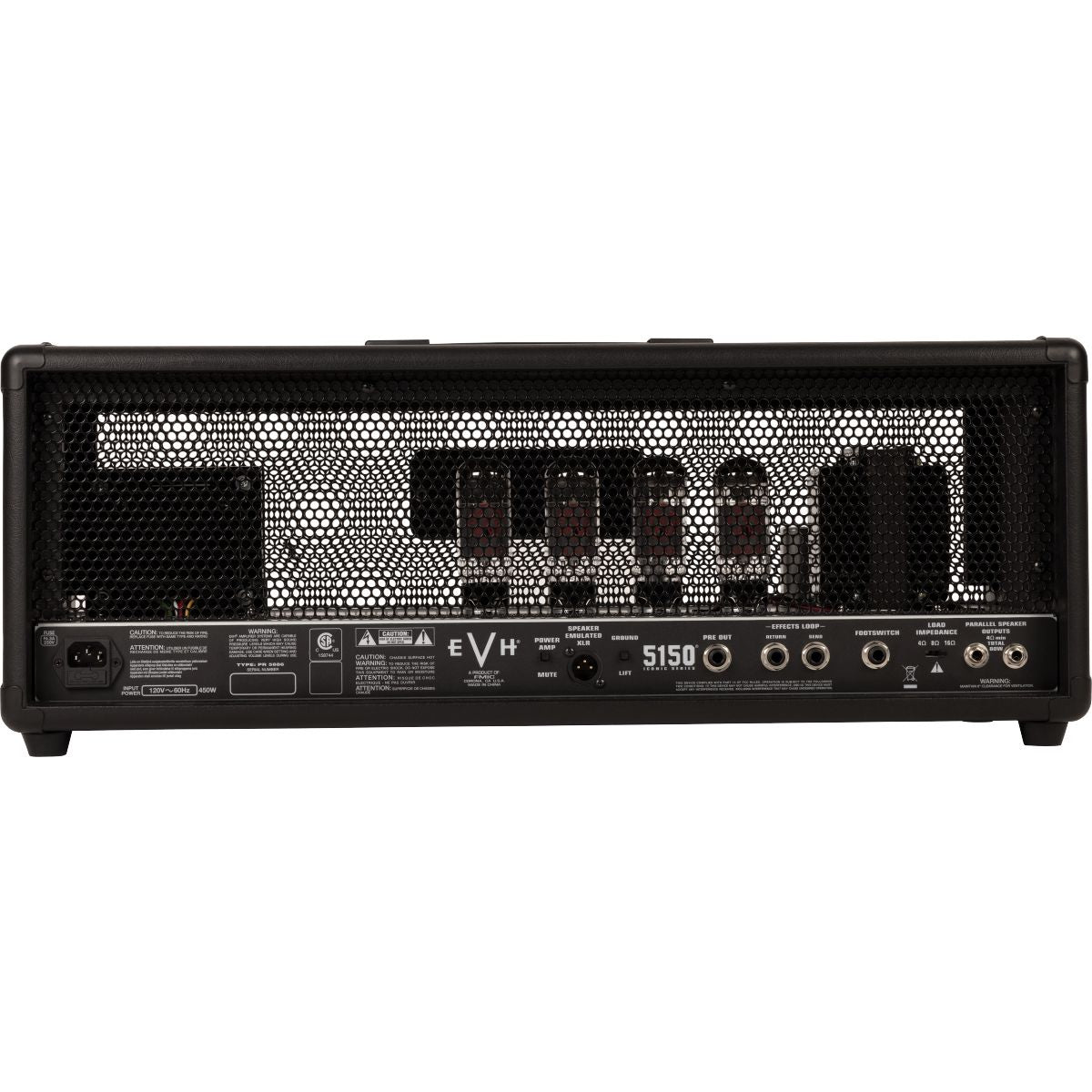EVH 5150 Iconic Series 80W Head, Black