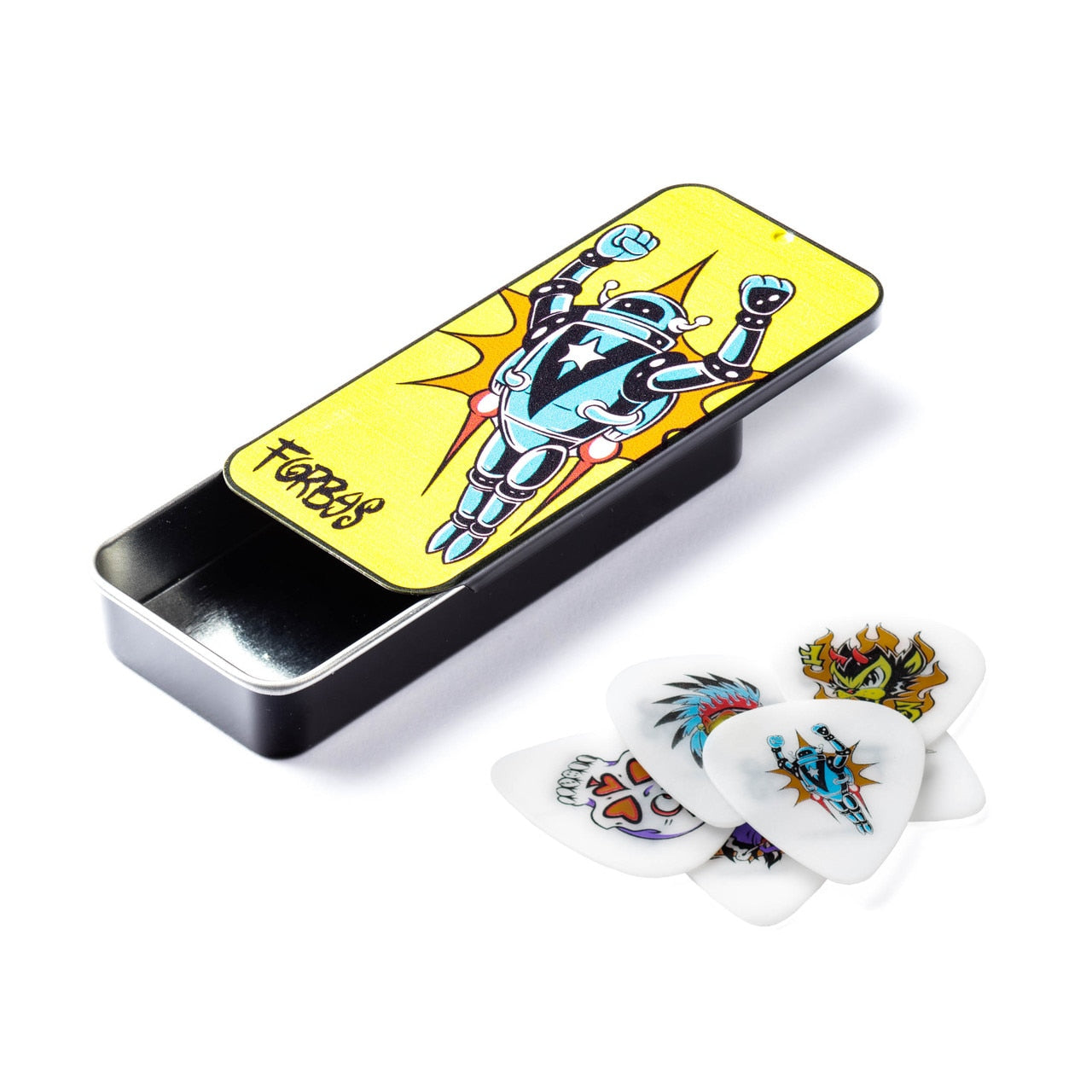 Alan Forbes Backline Pick Tin - .73mm Assortment