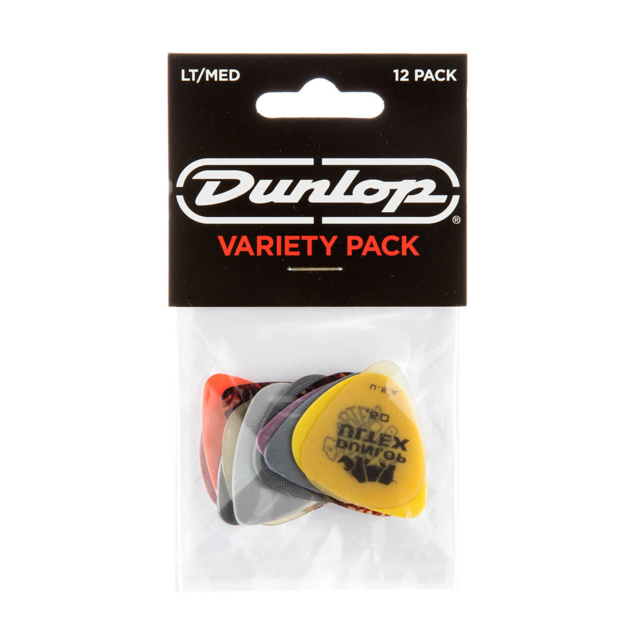 Dunlop Variety Guitar Picks, 12-Pack (Light - Medium)