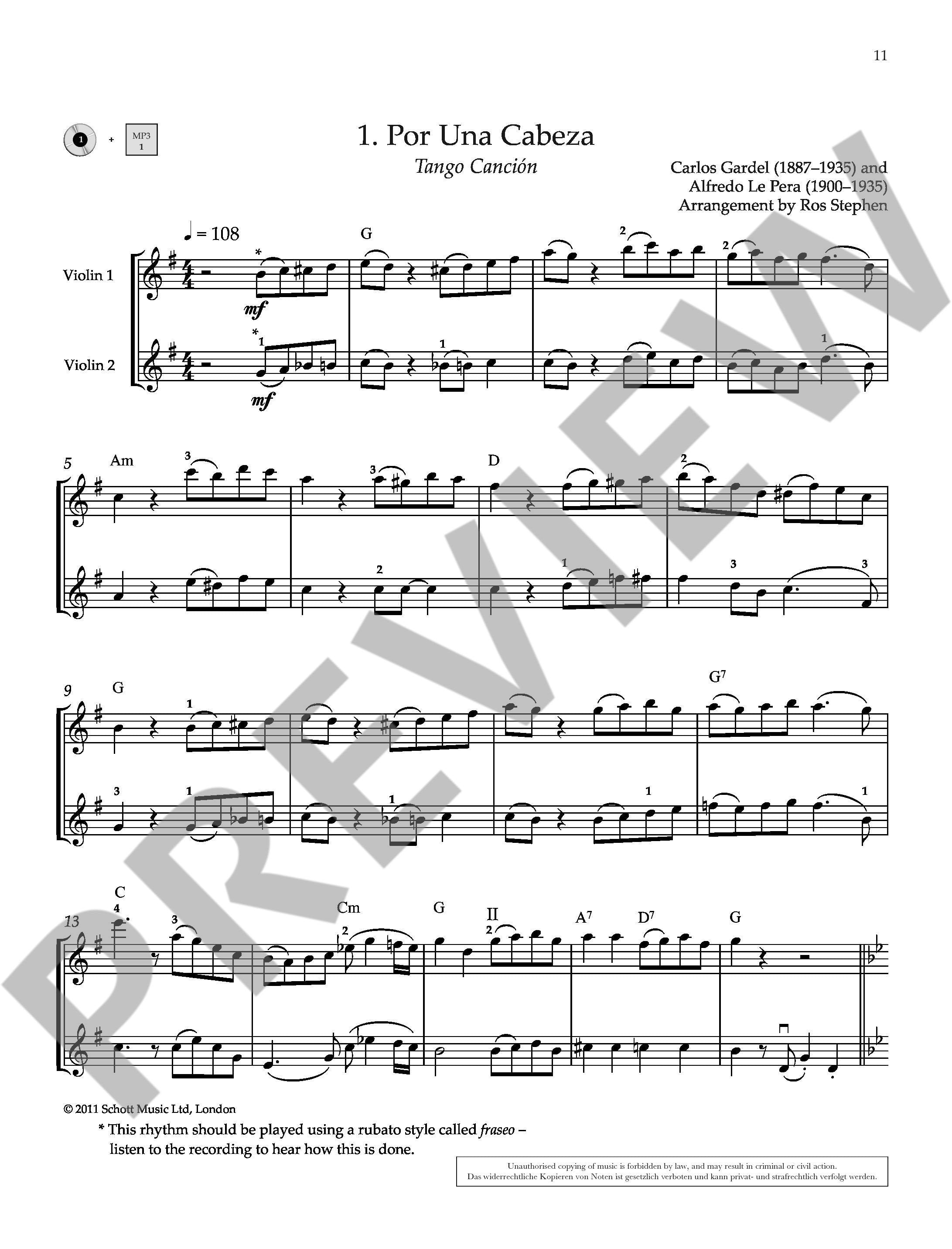 Argentinian Tango and Folk Tunes