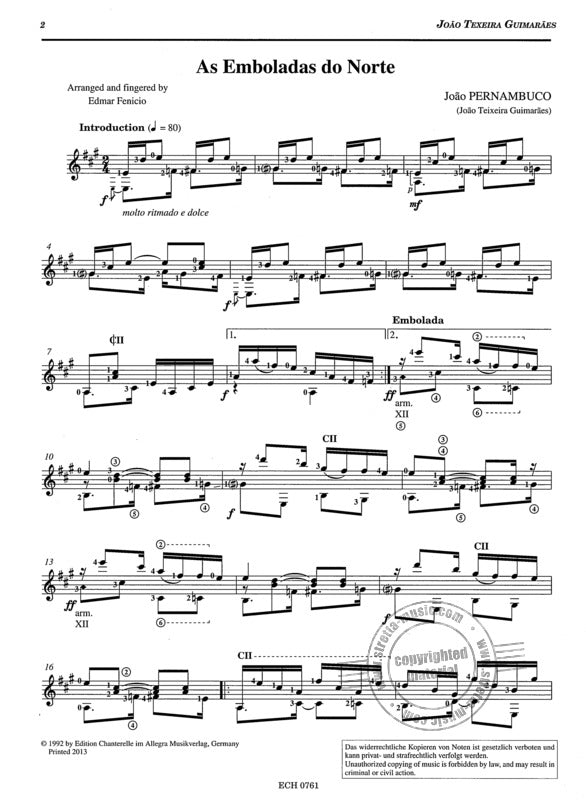 11 Famous Choros Vol. 1 - Pernambuco