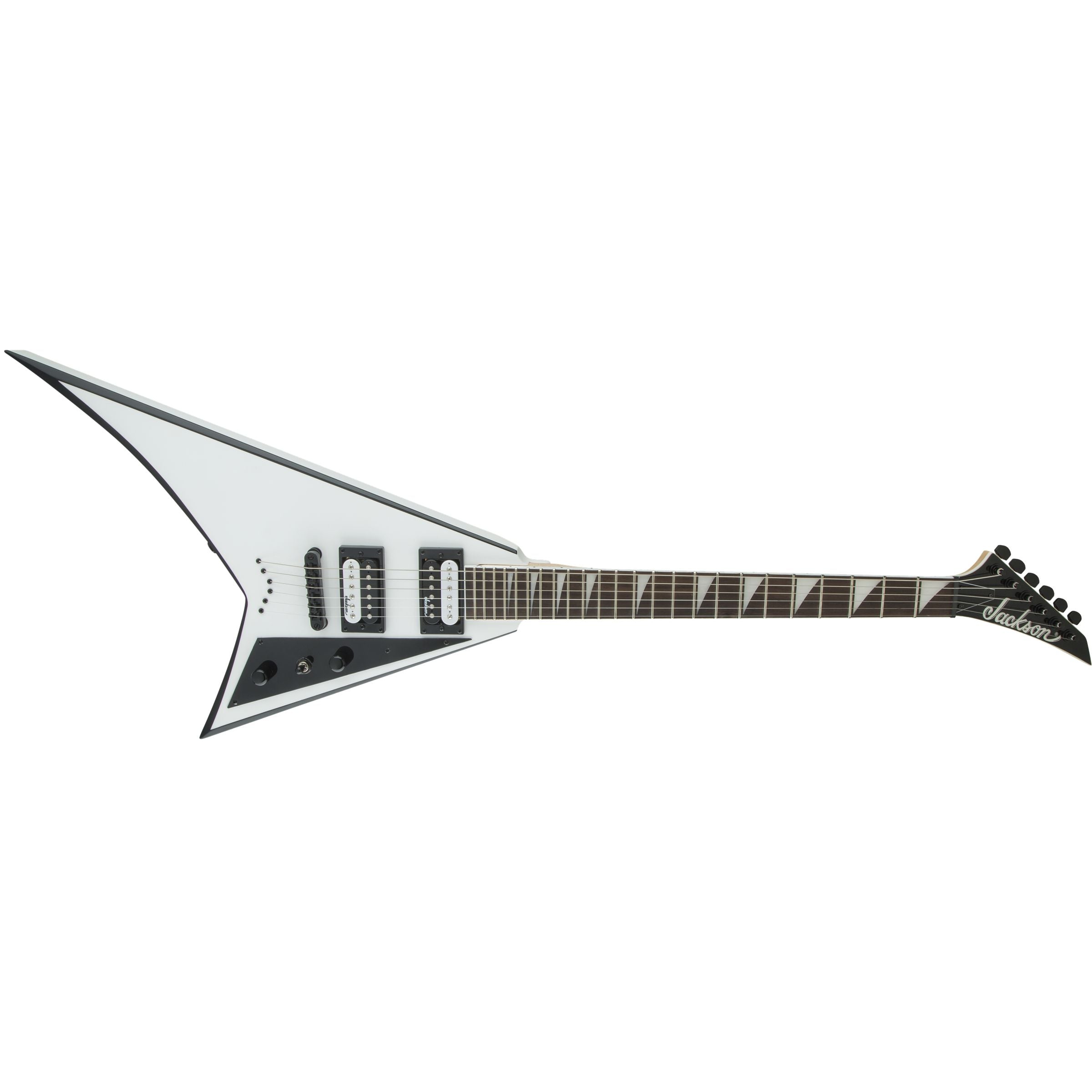 Jackson JS Series Rhoads JS32T, White with Black Bevels