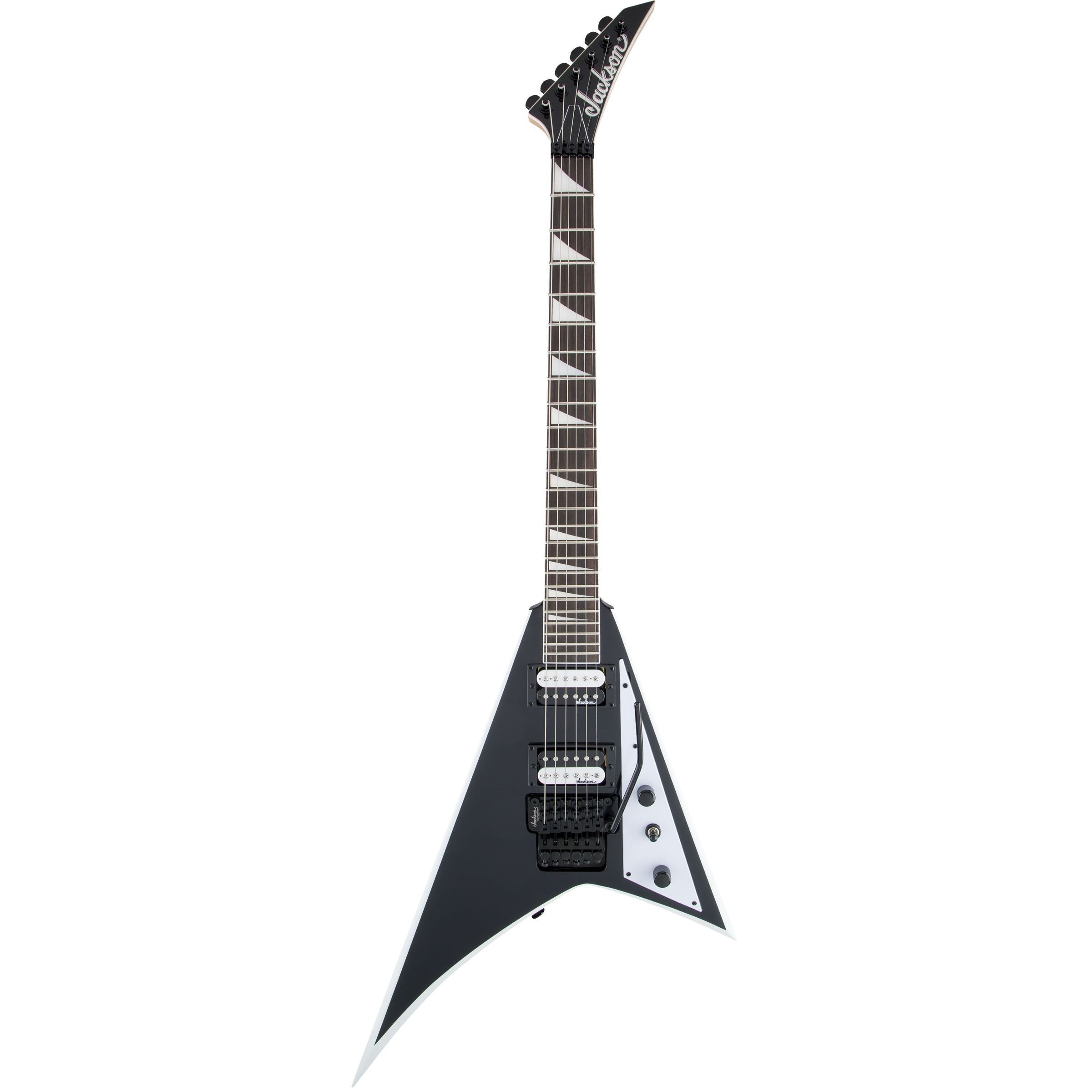 Jackson JS Series Rhoads JS3, Black w/ White Bevels