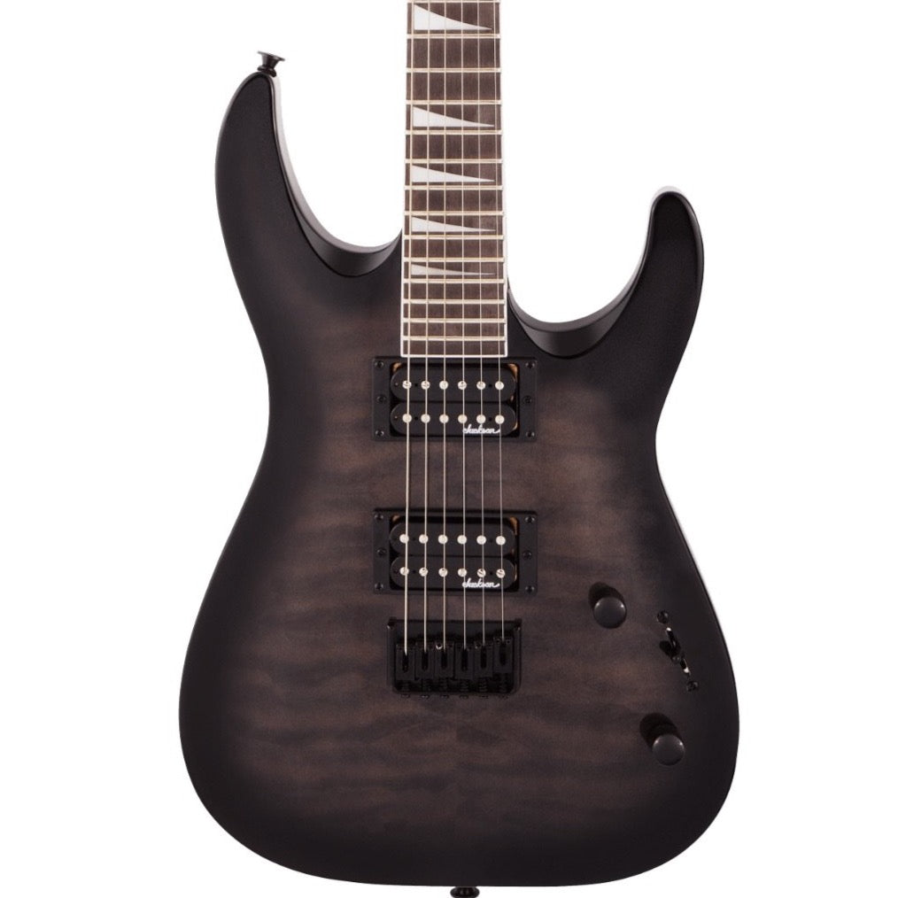 Jackson JS Series Dinky Arch Top JS32Q DKA HT, Transparent Black Burst