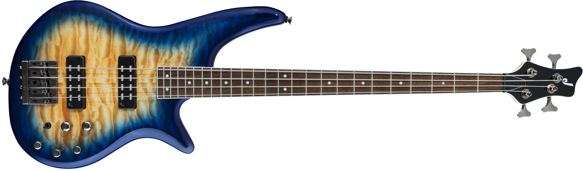 Jackson Spectra Bass JS3Q Amber Blue Burst