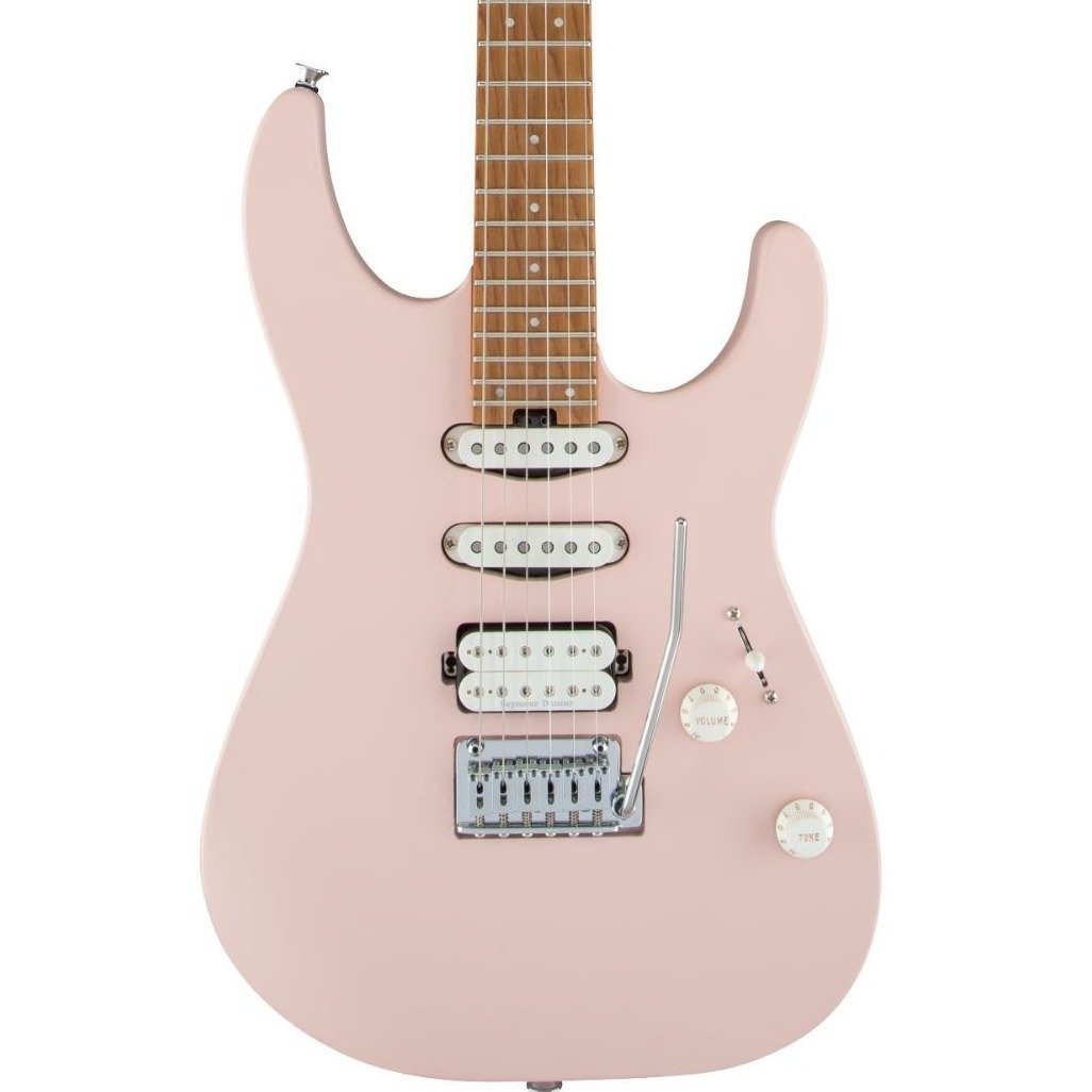 Charvel Pro-Mod DK24 HSS 2PT CM, Satin Shell Pink