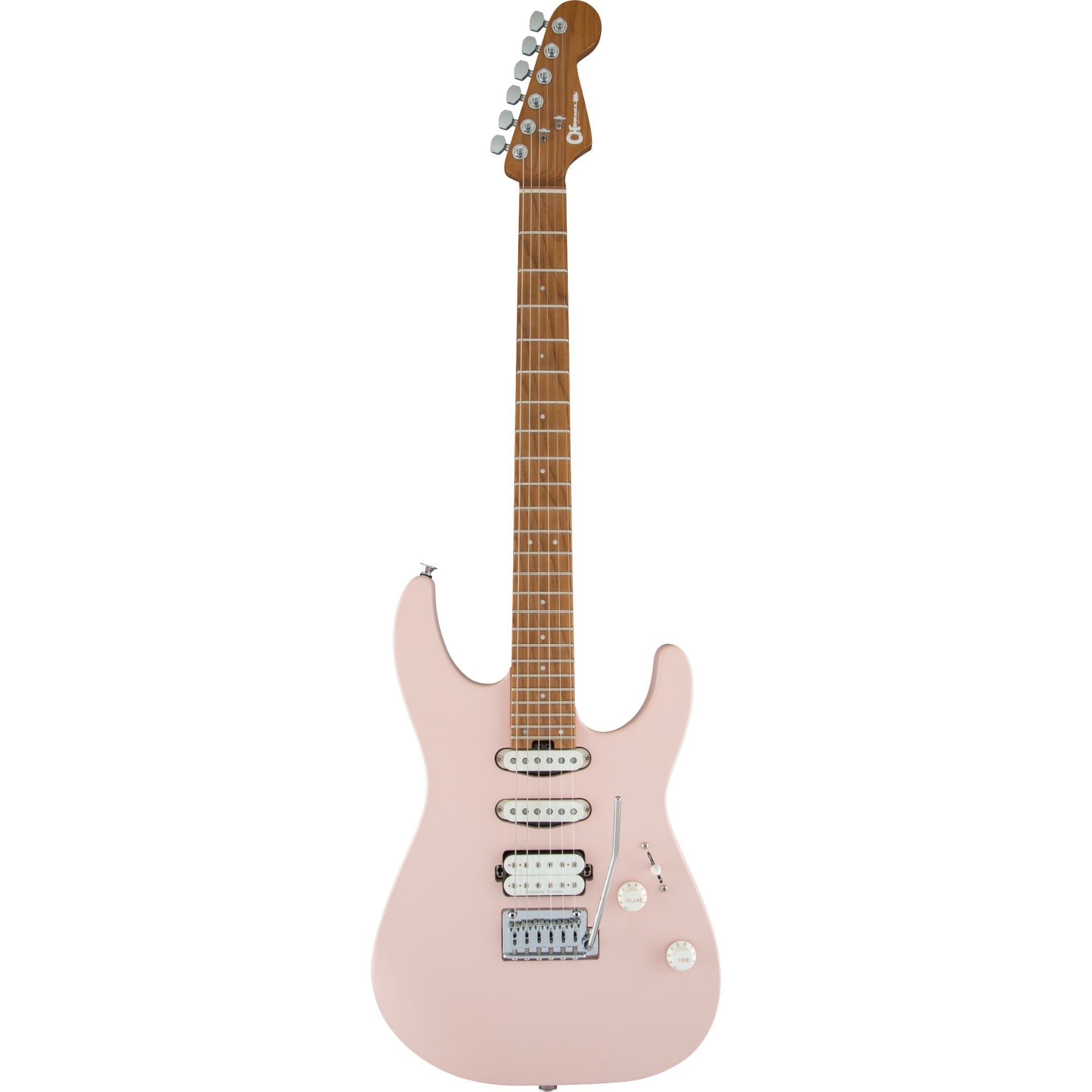 Charvel Pro-Mod DK24 HSS 2PT CM, Satin Shell Pink