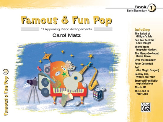 Famous & Fun Pop Book 1