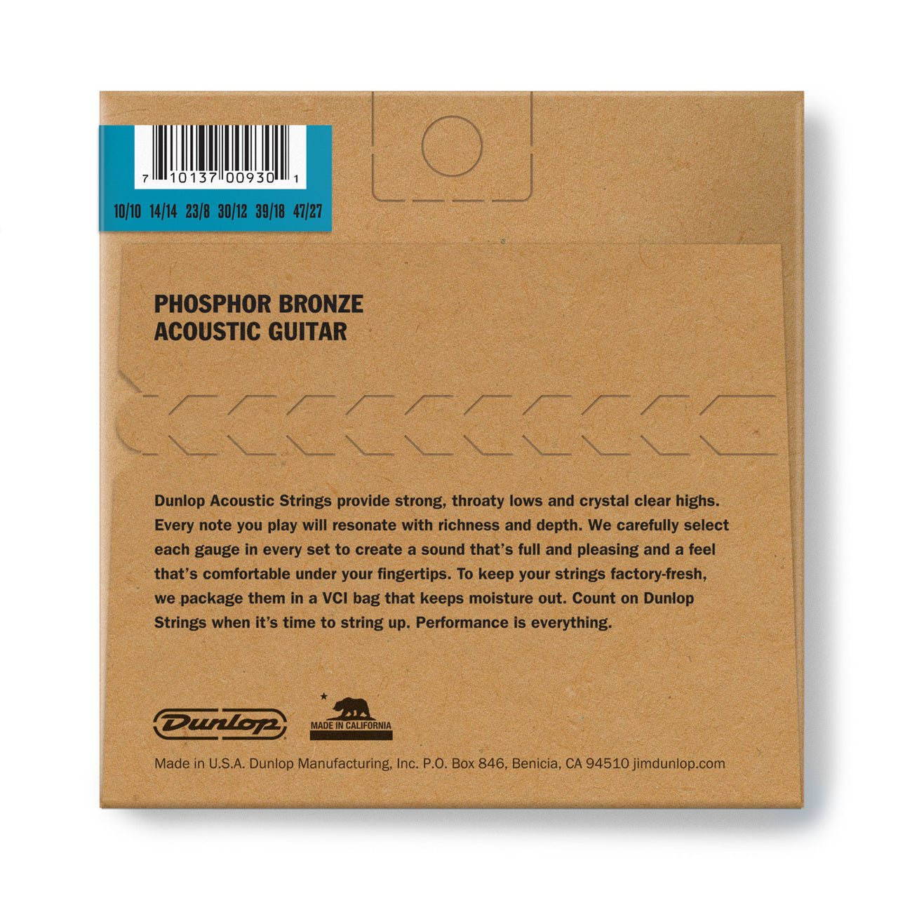 Dunlop Phosphor Bronze 12-String Acoustic Guitar Strings