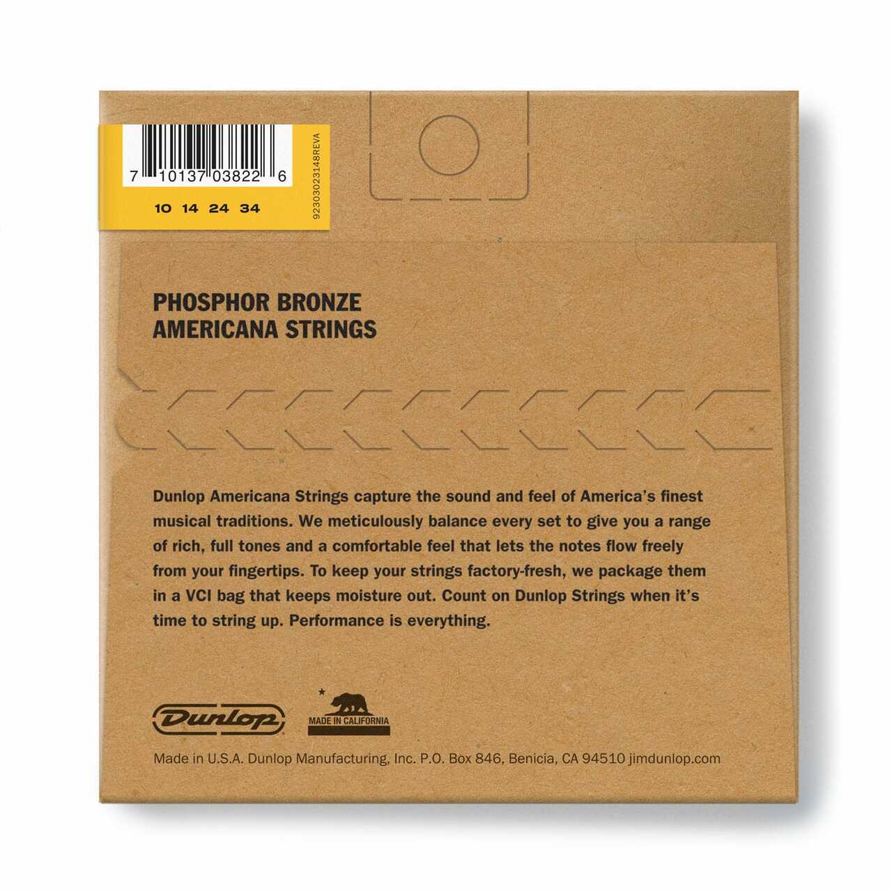 Dunlop Phospher Bronze Wound Mandolin Strings
