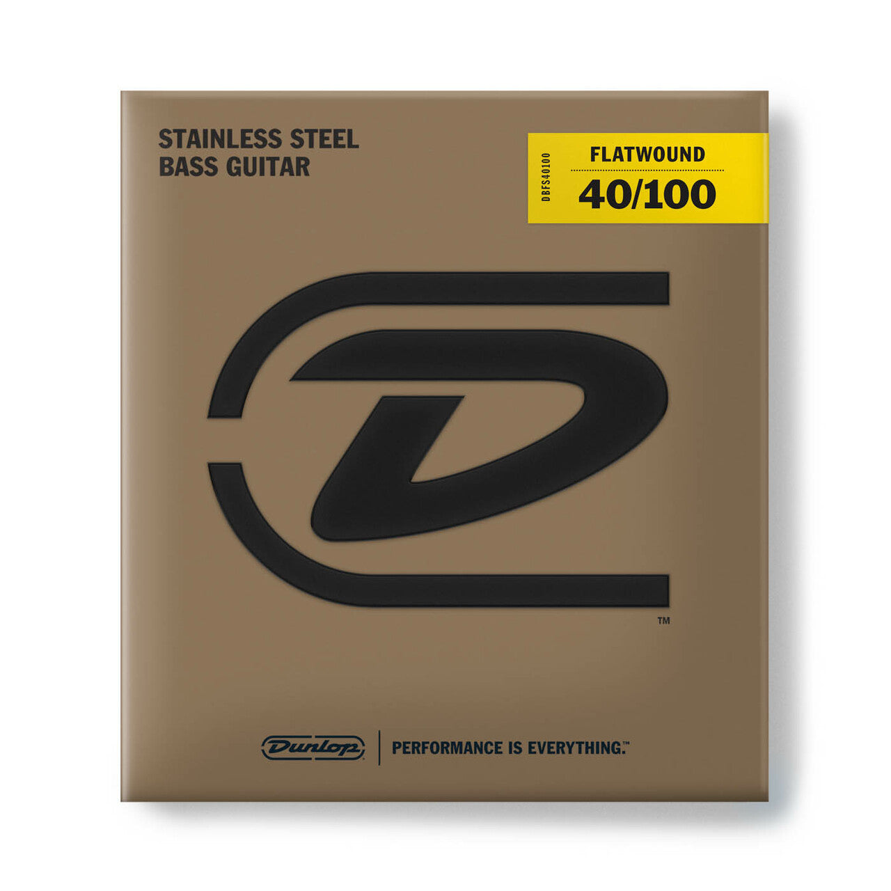 Dunlop Stainless Steel Flat Wound Bass Strings