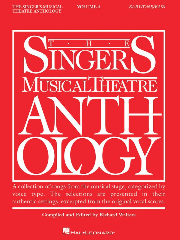 The Singer's Musical Theatre Anthology Vol.4 - Baritone/ Bass