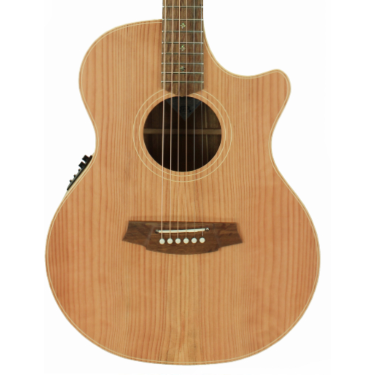 Cole Clark AN2EC Acoustic Electric, Redwood Blackwood