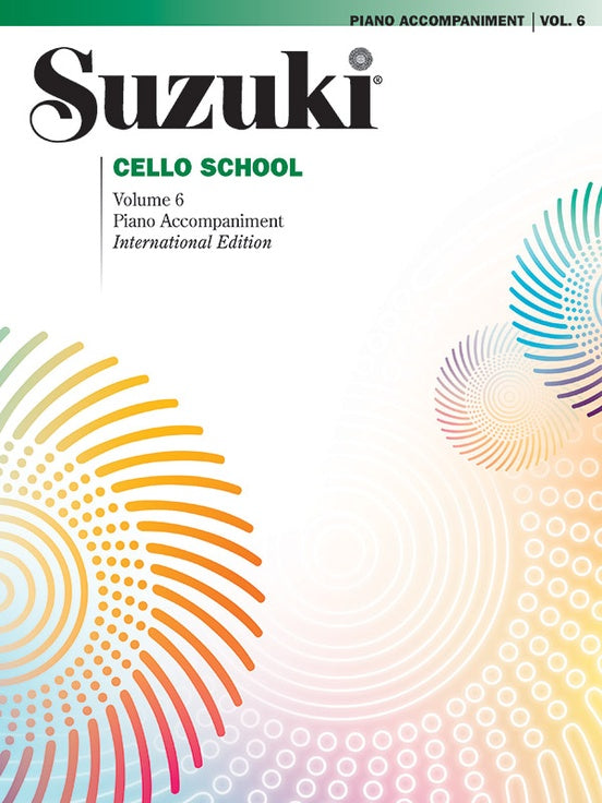 Suzuki Cello School Volume 6, Piano Accompaniment