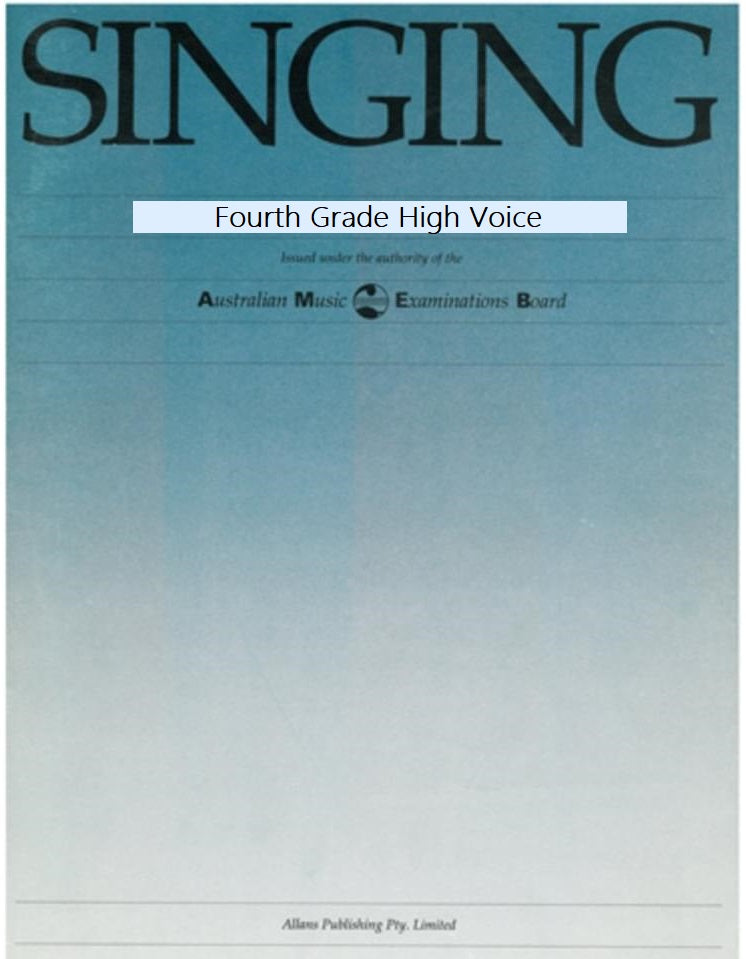AMEB Singing Series One - Fourth Grade, High Voice
