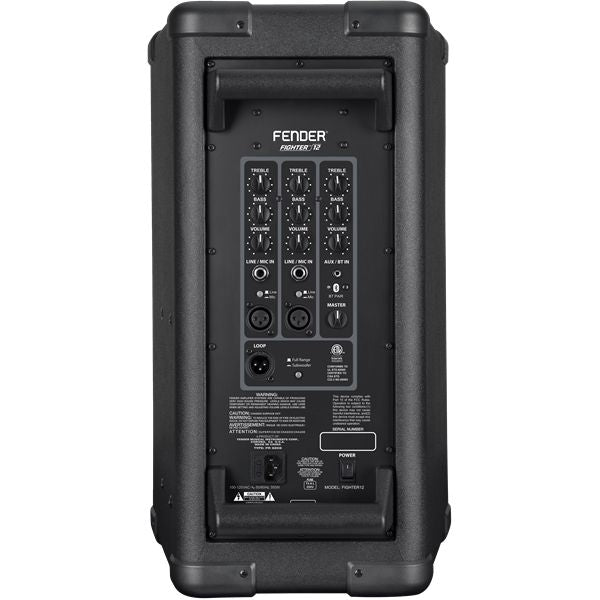Fender Fighter 12" 2-Way Powered Speaker, 220V-240V