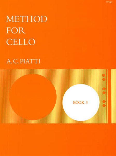 Piatti Method for Cello Book 3