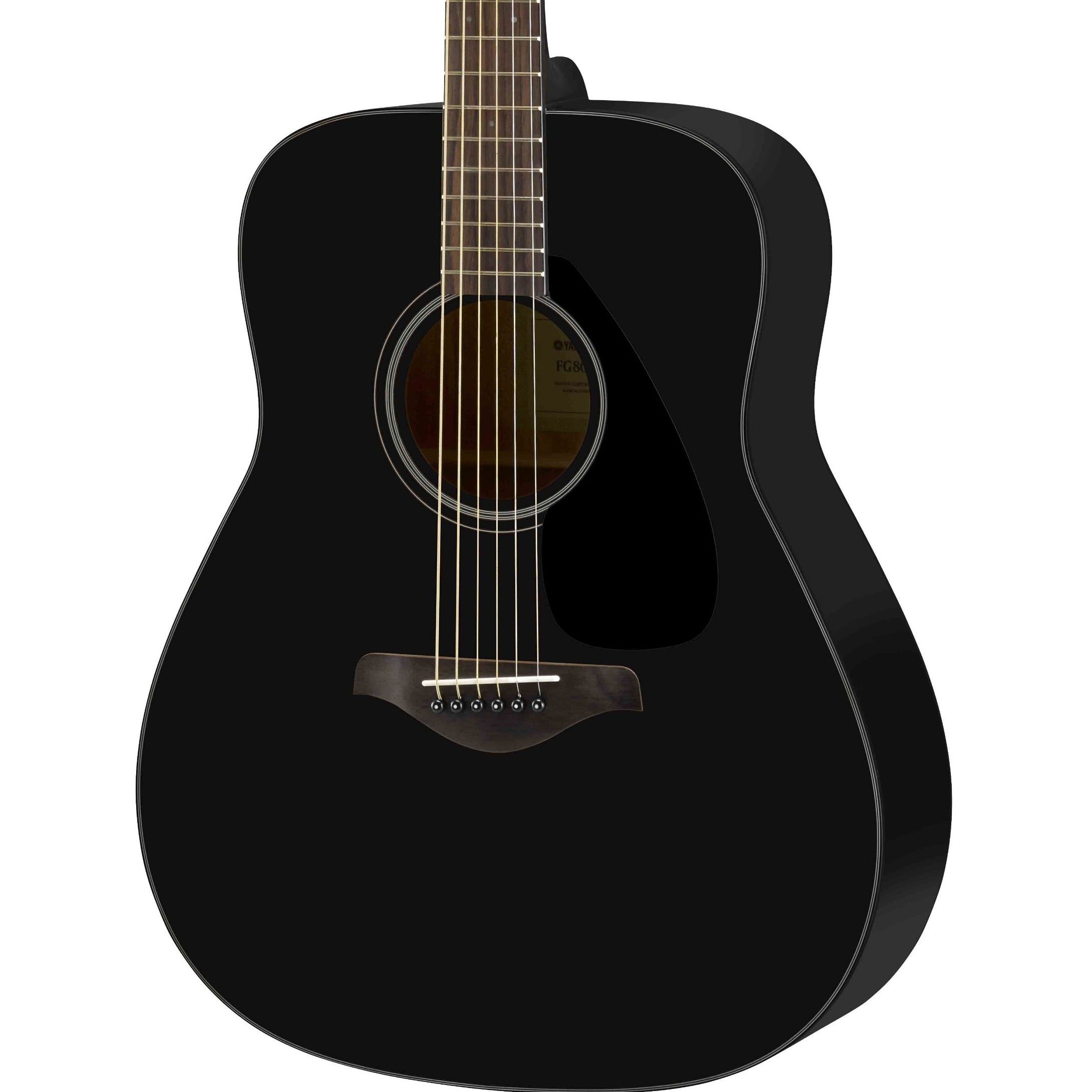 Yamaha FG800 Acoustic Guitar, Black
