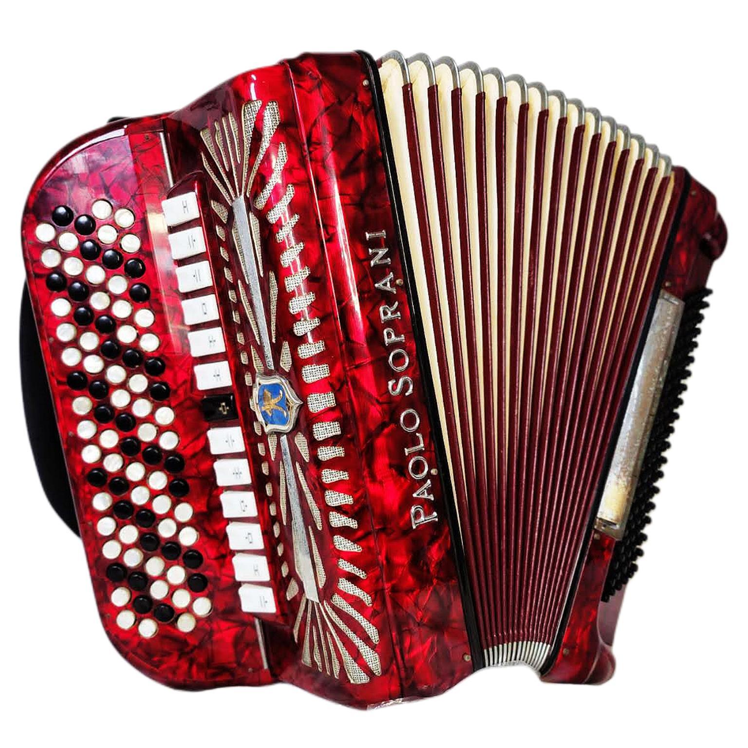 Paolo Soprani 120 Bass | Button Accordion | B-System | Second-Hand