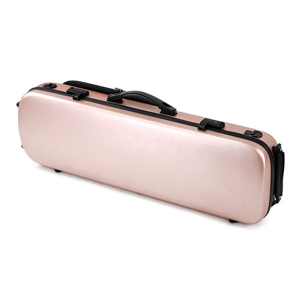 HQ Oblong 4/4 Violin Case, Rose Gold