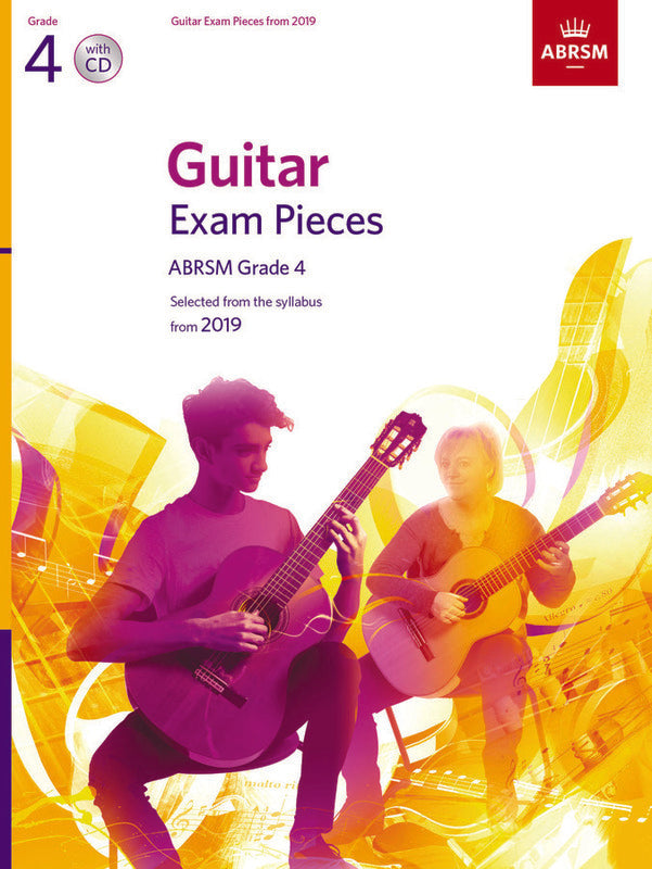 ABRSM Guitar Exam Pieces from 2019 Grade 4 Book/CD