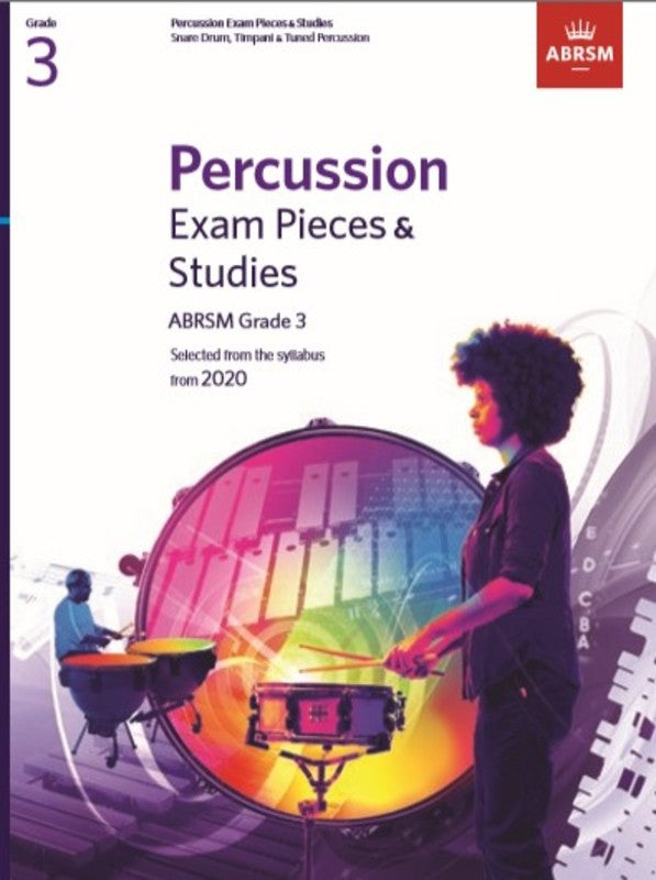 ABRSM Percussion Pieces & Studies from 2020 Gr 3