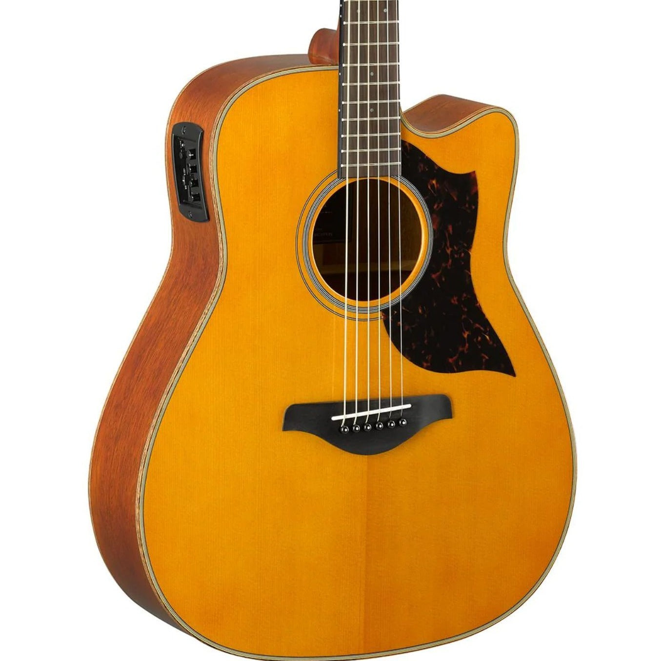 Yamaha A1M Acoustic-Electric Guitar, Vintage Natural