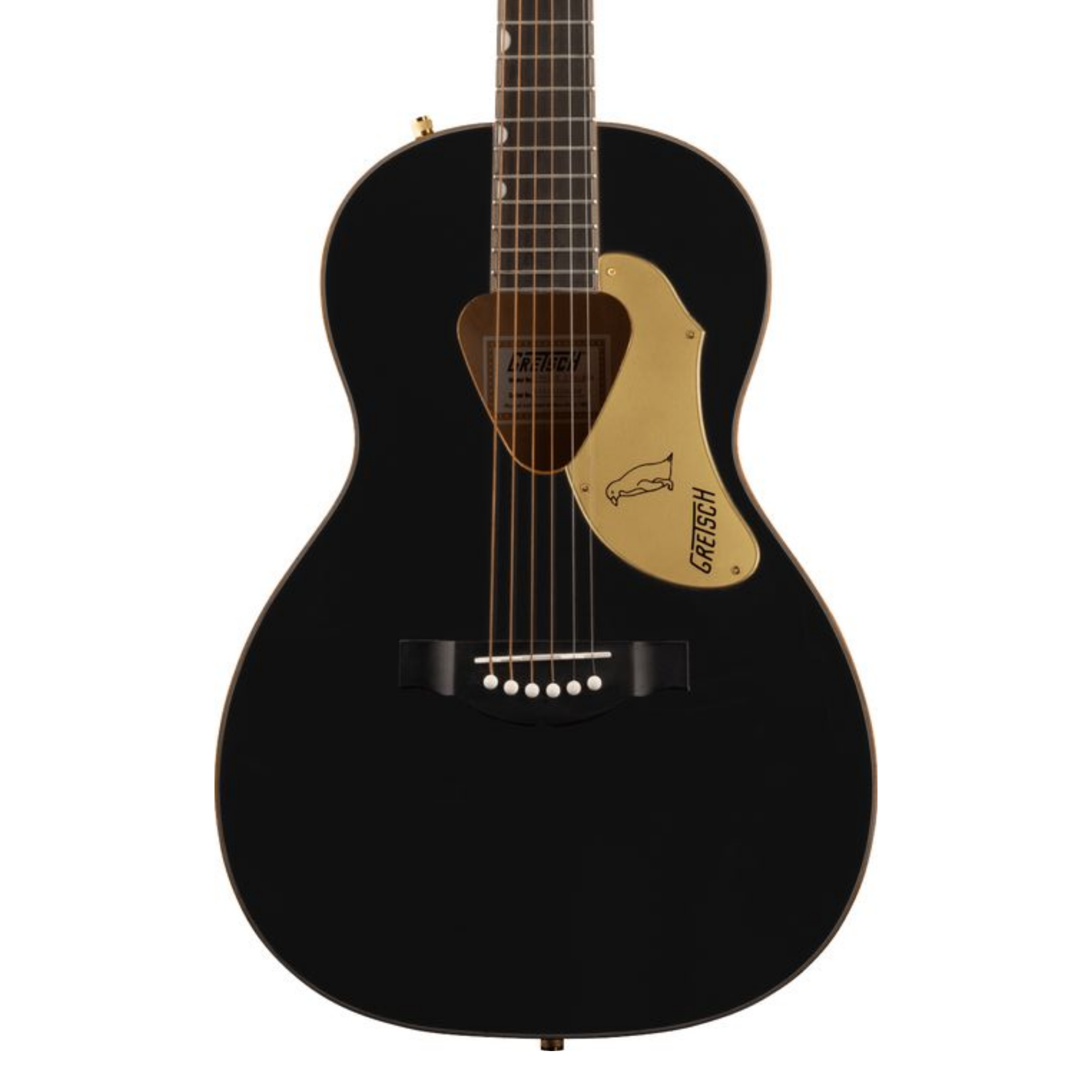 Gretsch G5021E Rancher Penguin Parlor Acoustic/Electric Guitar, Black