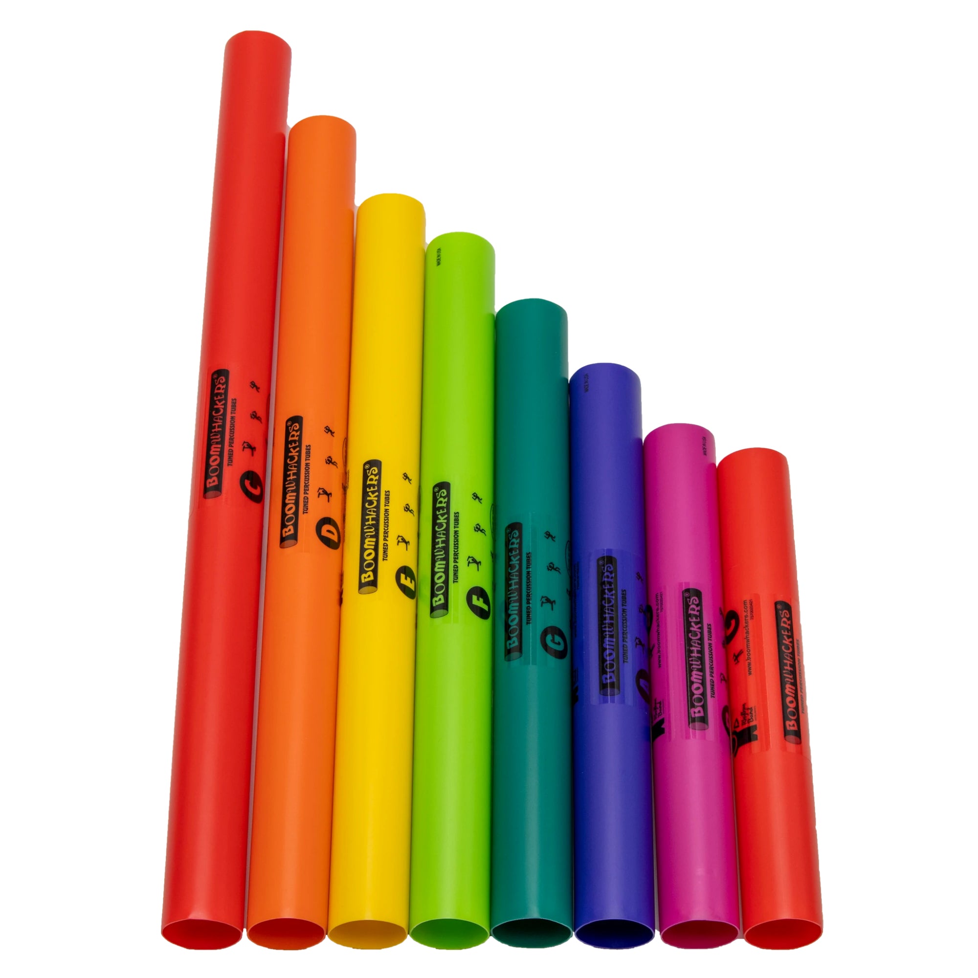 Boomwhackers 8-Note Diatonic C-Major Scale Set