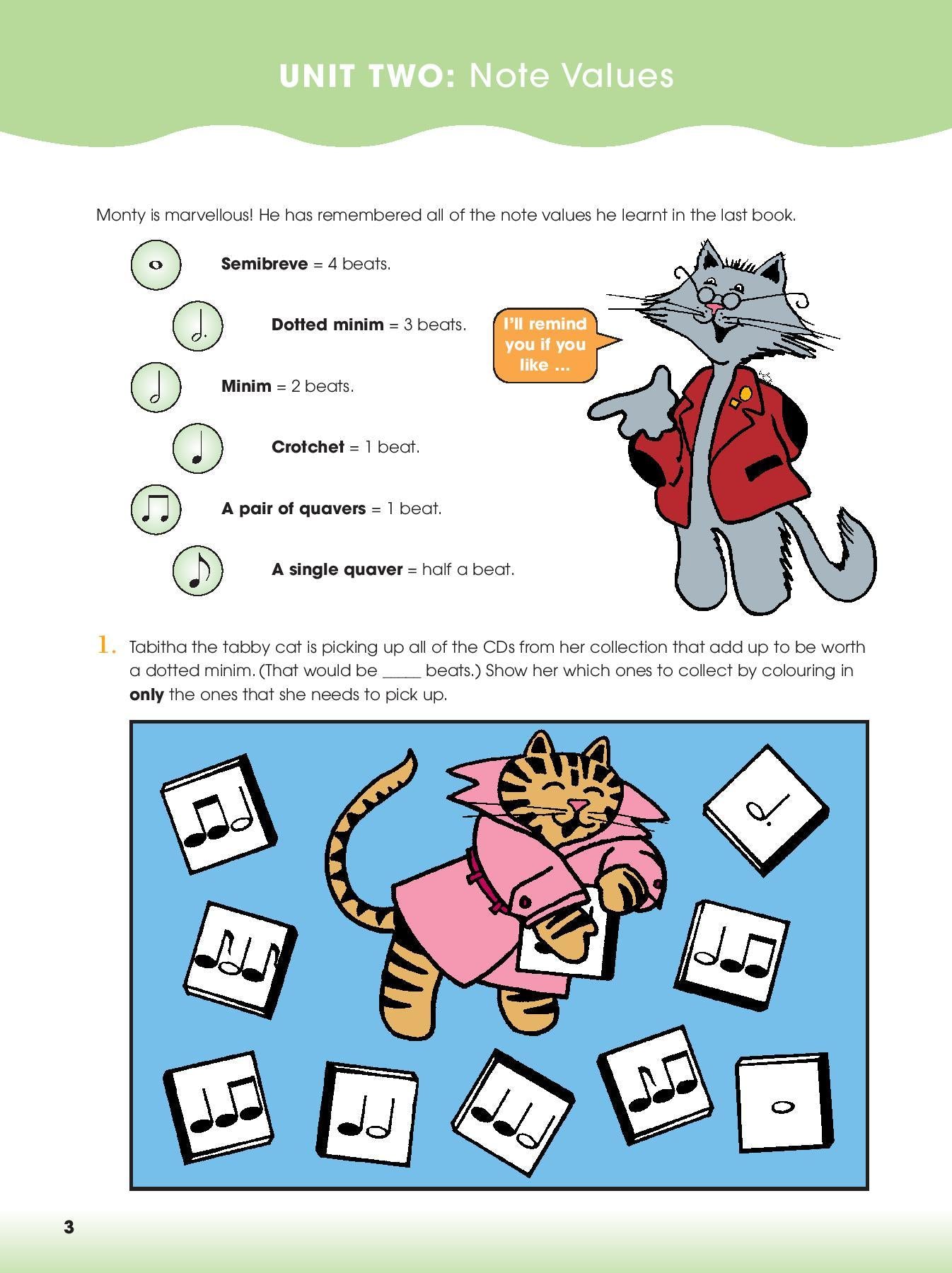 Music Craft for Cool Cats, Preliminary Book A