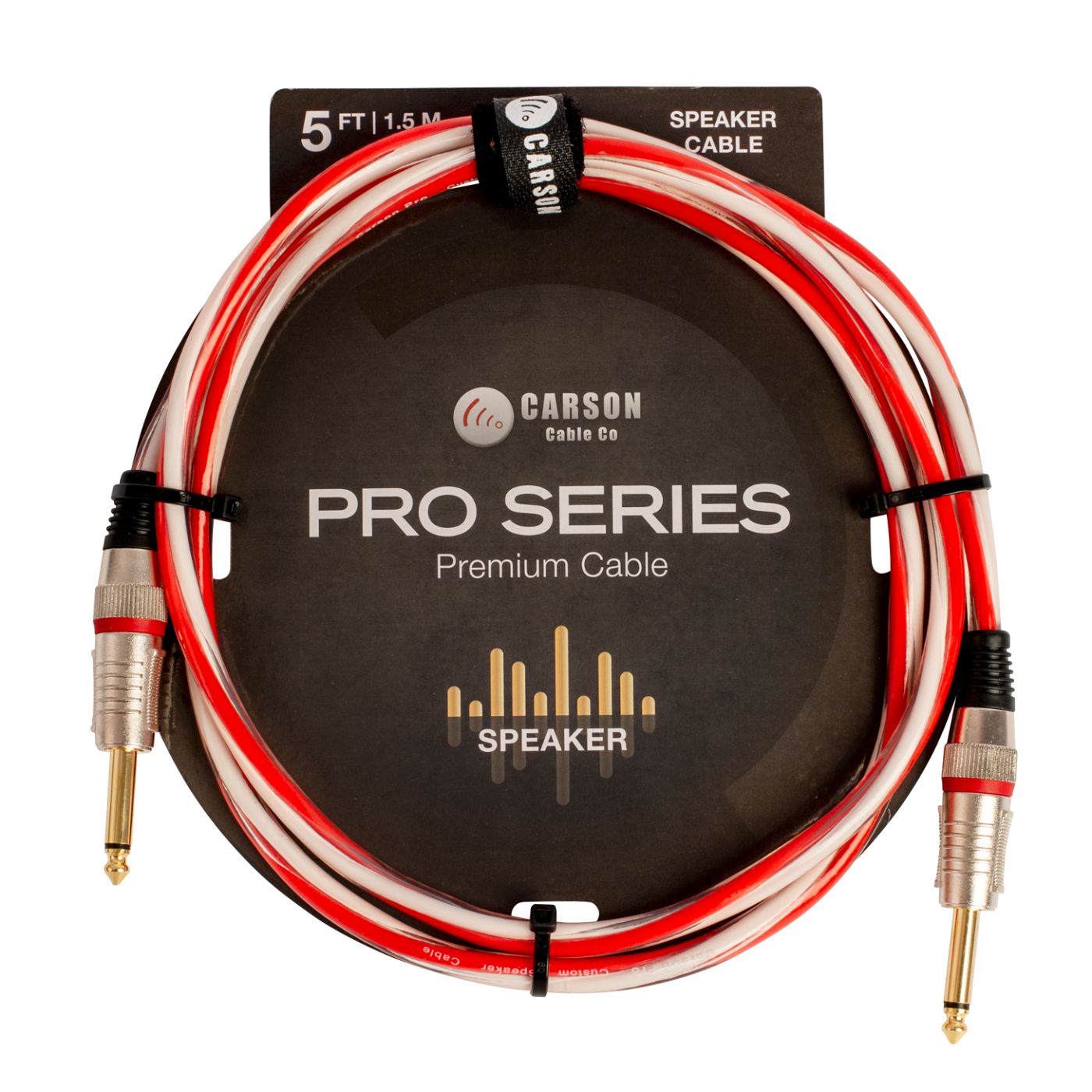 Carson Pro Series 5ft Premium Speaker Cable