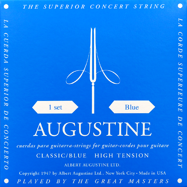 Augustine Classic / Blue High Tension Classical Guitar Strings